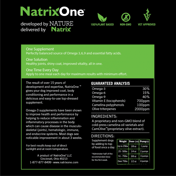 NatrixOne Label Back